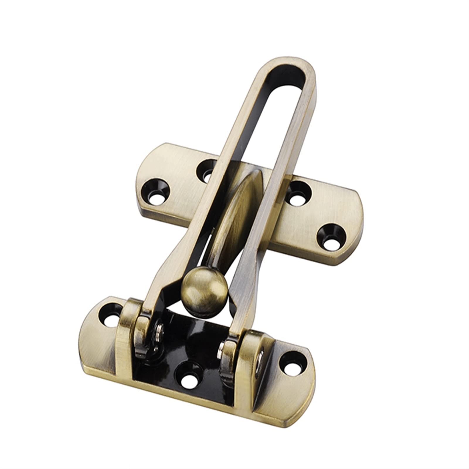 SFJSFIMQ Chain Lock Household Anti-Theft Door Bolt, Door Buckle, Stainless Steel Safety Chain, Dormitory and Hotel Anti-Lock.(Giallo)