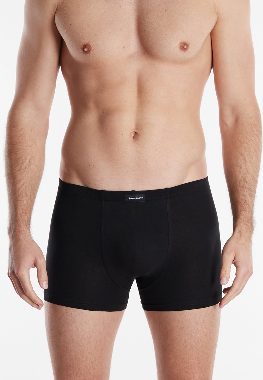TOM TAILOR Boxershort 4er Pack Herren Basic Unterhosen aus natürlicher Baumwolle