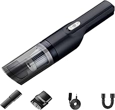 Coletor de pó, KKcare Coletor de poeira Coletor de poeira Aspirador de pó Aspirador de pó Mini Coletor de poeira portátil Home Car Pó de limpeza Coletor de poeira recarregável elétrico Aspirador de pó portátil rápido