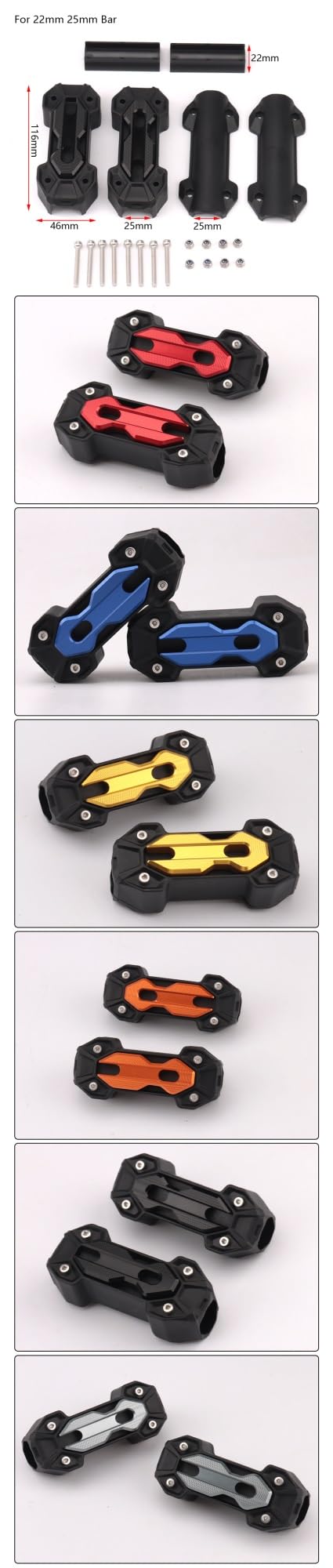 Crash Bars Pour Moto - Protection Moteur, Style B Bleu, Pour Aprilia Touareg 660, Caponord 1200, Dorsoduro 2023