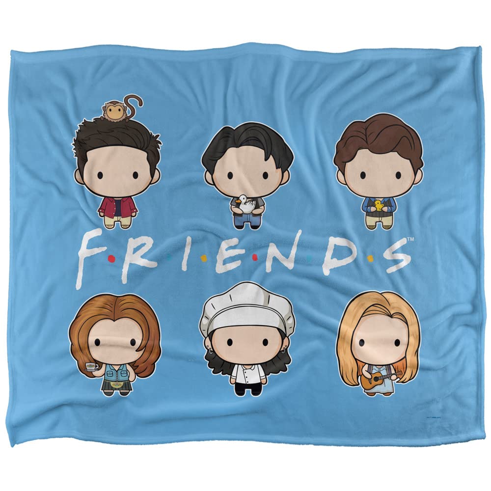 Friends Silky Touch Kuscheldecke, Optimalweich, 152 x 127 cm