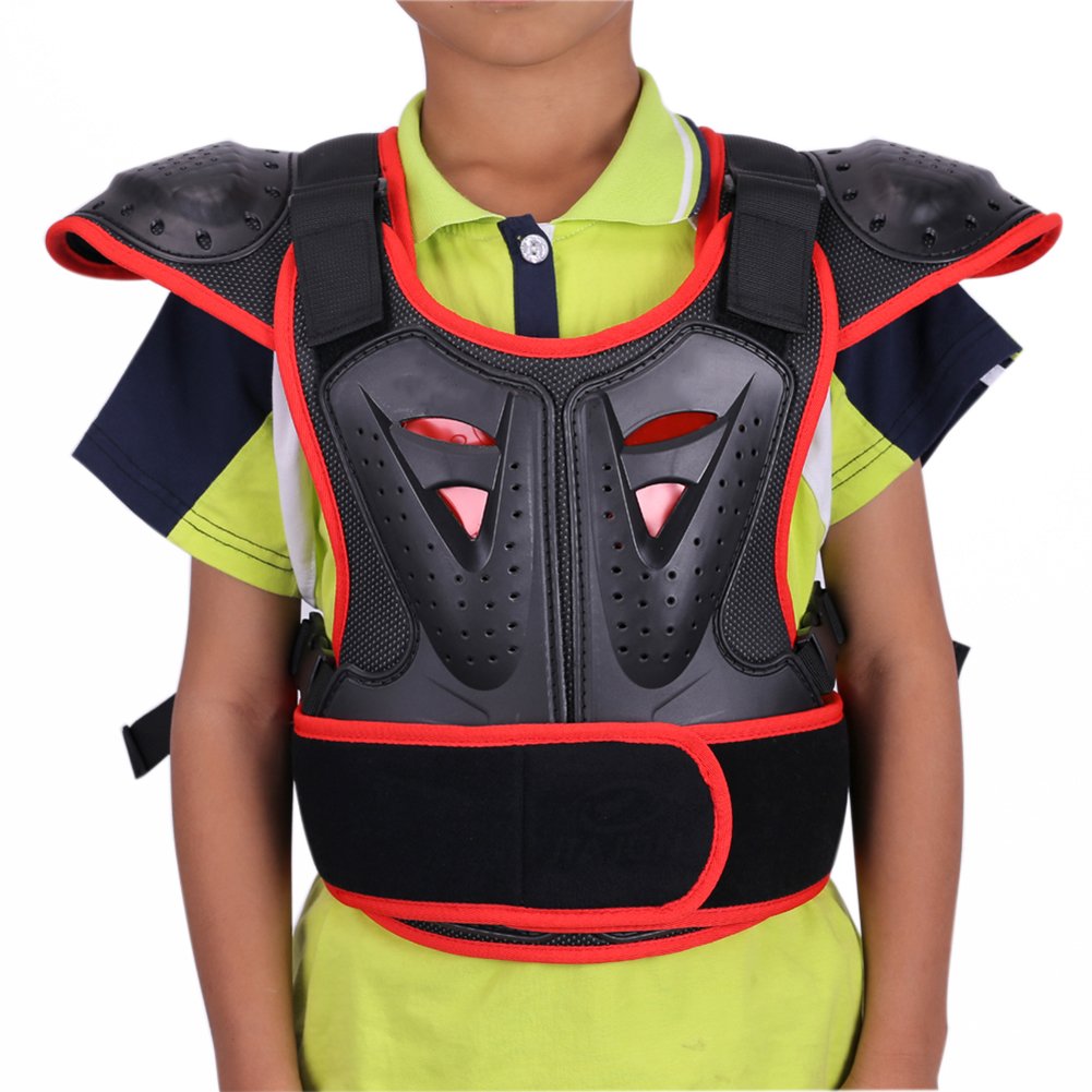 ボディアーマーを⁈ Amazon | WINGOFFLY 胸部脊椎プロテクター ボディアーマー ベスト 保護