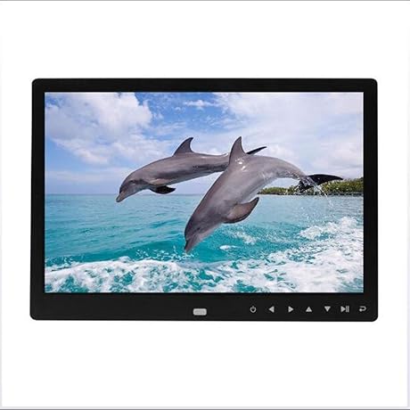 JIAO 12-Zoll-Touch-Taste Digitaler Fotorahmen LCD-Monitor Elektronischer Fotorahmen HD-Video MP3 DigitaluhrEwiger KalenderFernbedienung Color Black JIAO 12-Zoll-Touch-Taste Digitaler Fotorahmen LCD-Monitor Elektronischer Fotorahmen HD-Video MP3 DigitaluhrEwiger KalenderFernbedienung Color Black