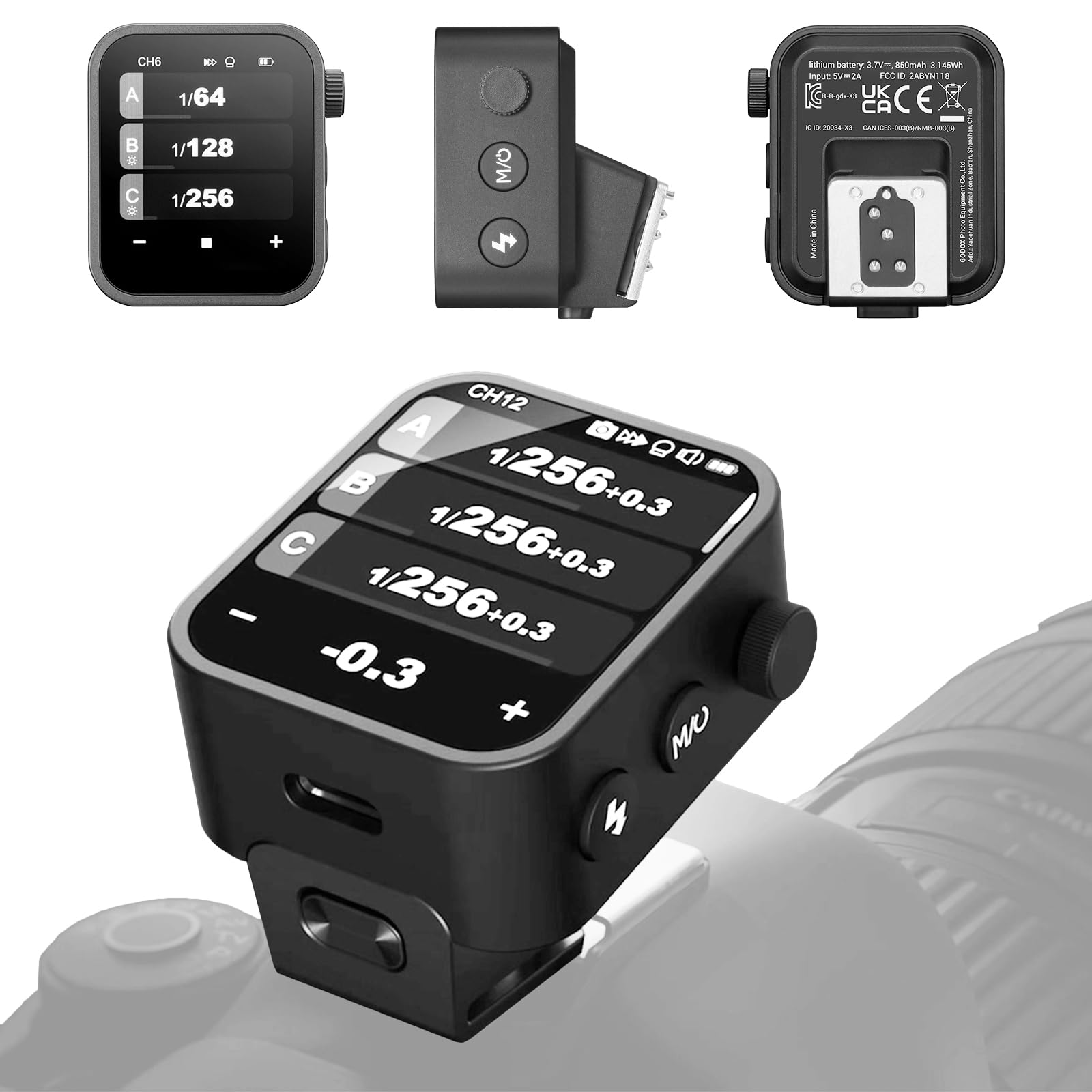 Godox X3 ワイヤレスフラッシュトリガー　Leica用 Amazon.com : Godox X3 X3L X3-L Touchscreen TTL Wireless