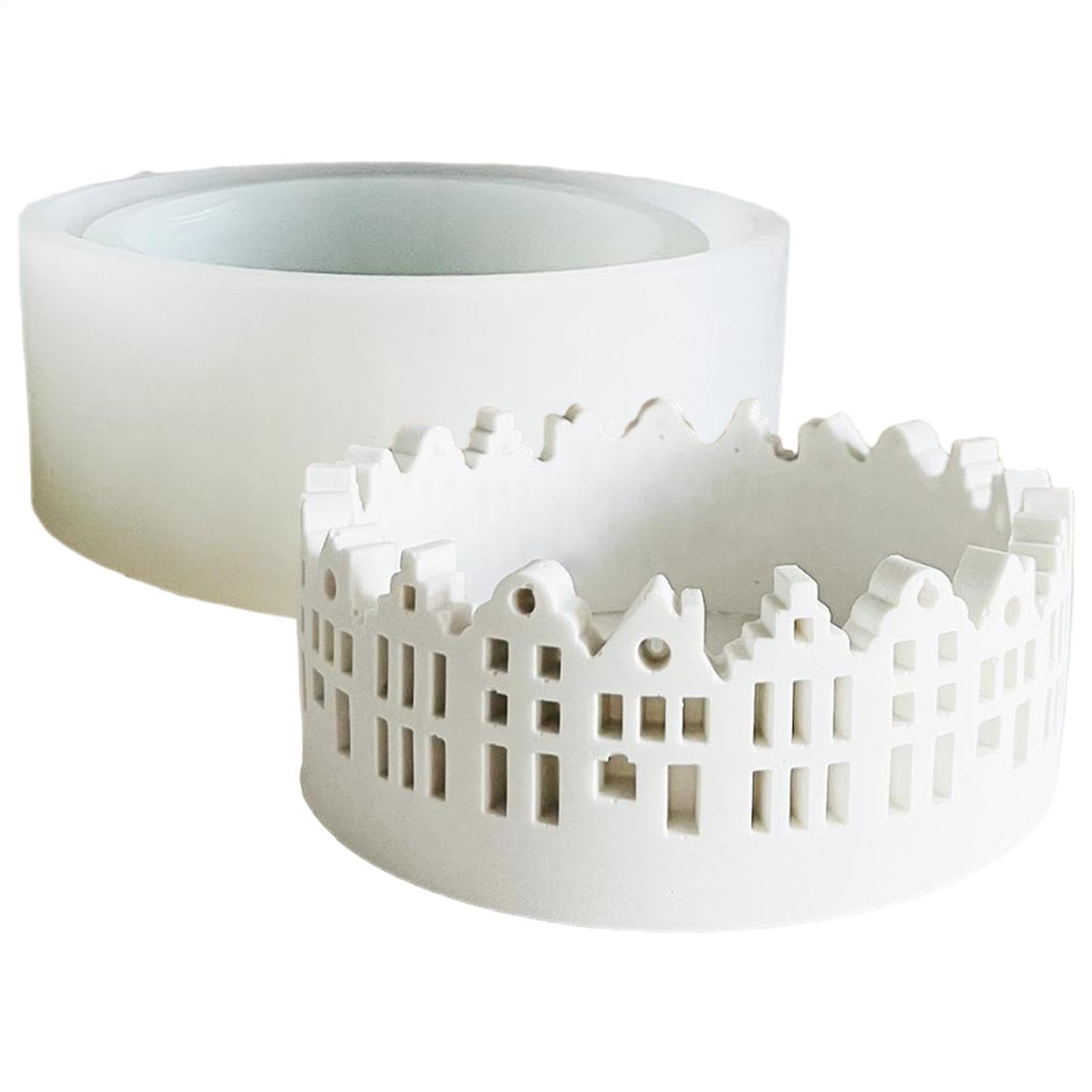 Moule bougie silicone avec démoulage facile pour photophore