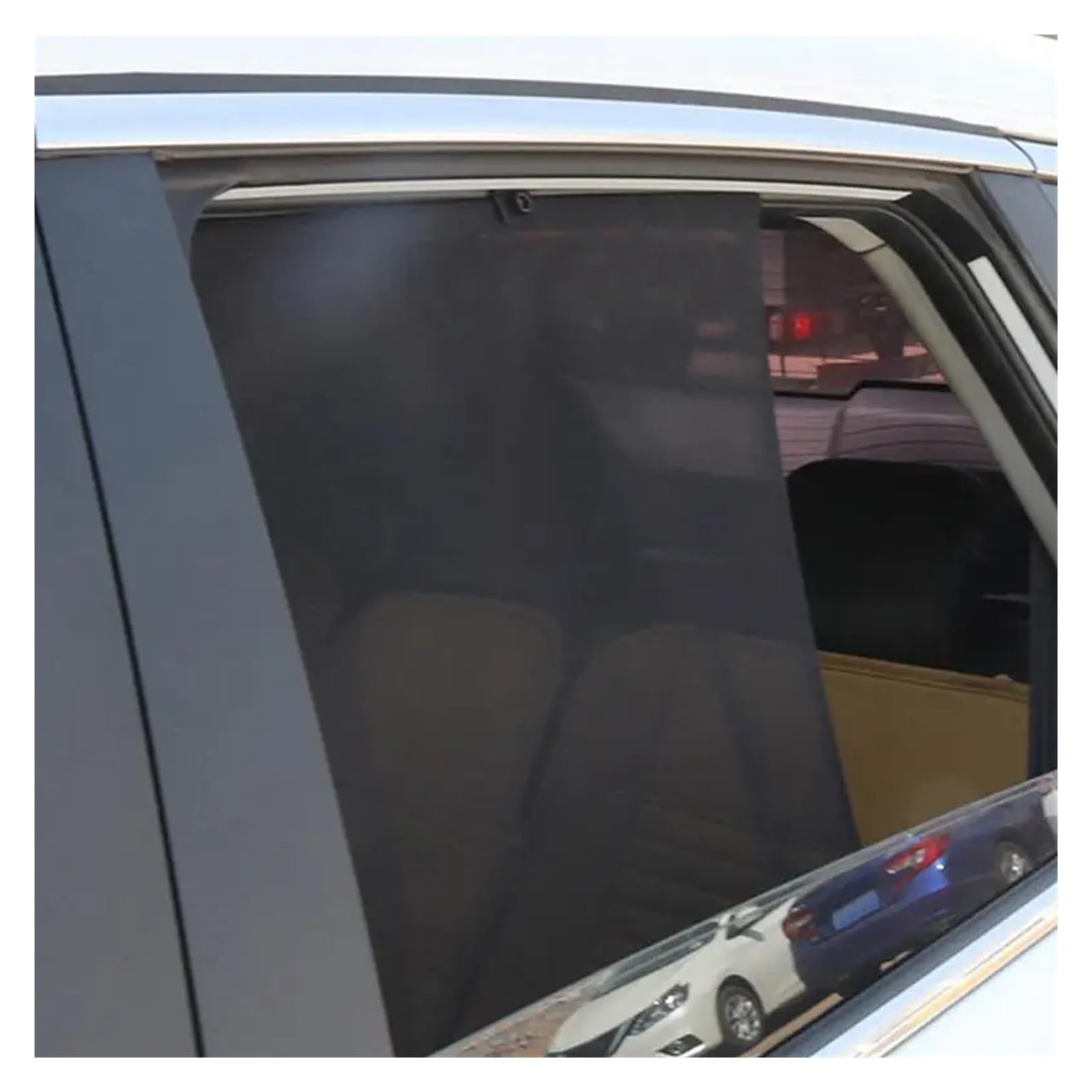 Coche Parasol Lateral Parasol Lateral para Coche, Bloques Protectores de Rodillos retráctiles automáticos, Accesorios universales para Ventanas, 2 uds