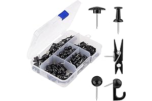 Ubiquitous Black Pushpins: An Organized Haven for Notes and Decor