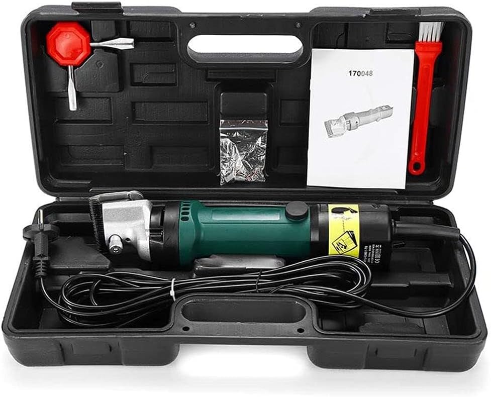 690W Electric Horse Clipper Shears Wool Shearing Livestock Hair,Heavy Duty 690W & 6 Speeds Adjustable Fur Shearing Animal Grooming Kit
