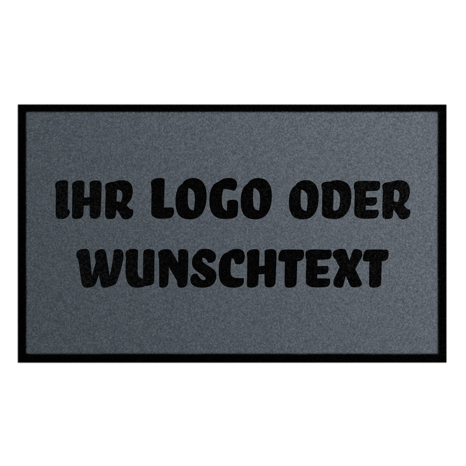 WohnDirect Wycieraczka do samodzielnego ozdobienia I prezent z Twoim imieniem / zdjęciem / logo I duży wybór, (115 x 250 cm ciemnoszara)