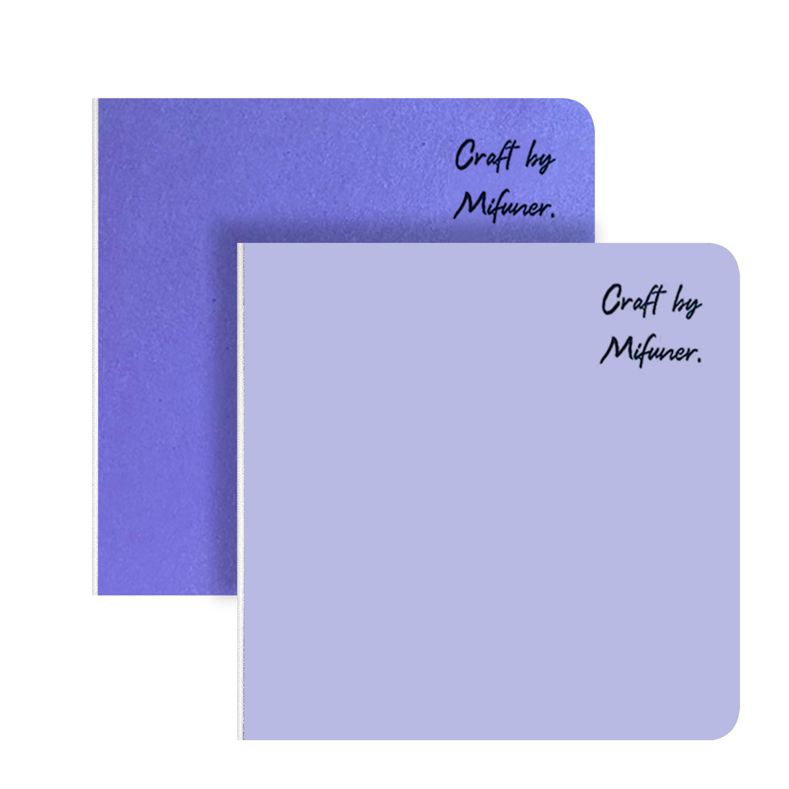 2 Pcs Watercolor Sketchbook,3.9x3.9 Inch Portable Square Mini Watercolor Notebook, 124 Pages Watercolor Textured Drawing Papers, 300 GSM (140lb) Art Paper Sketchbook.Purple&Taro Purple