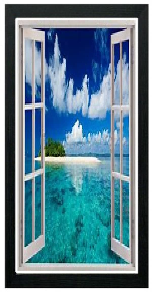 Real Wood Black Picture Frame Wall Art Gallery Frame Photo Frames Acrylic Glass Poster Small Large Frames 15cm x 30cm