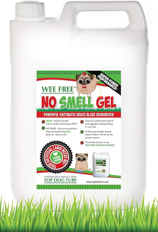Wee Free No Smell Gel 5L Artificial Grass Enzyme Cleaner Spray. Dog Wee