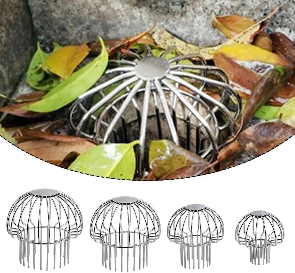 園芸フィルター 土壌ふるい ストレーナー ガーデン 造園 床排水溝ガード ステンレススチール 排水溝 葉ガード メッシュカバー 排水