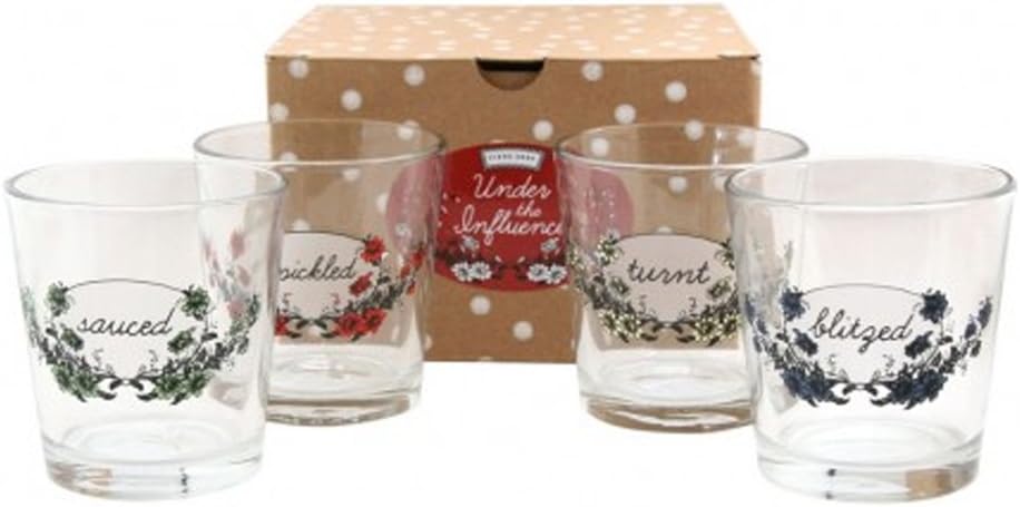 Fishs Eddy Under the Influence Glass Set