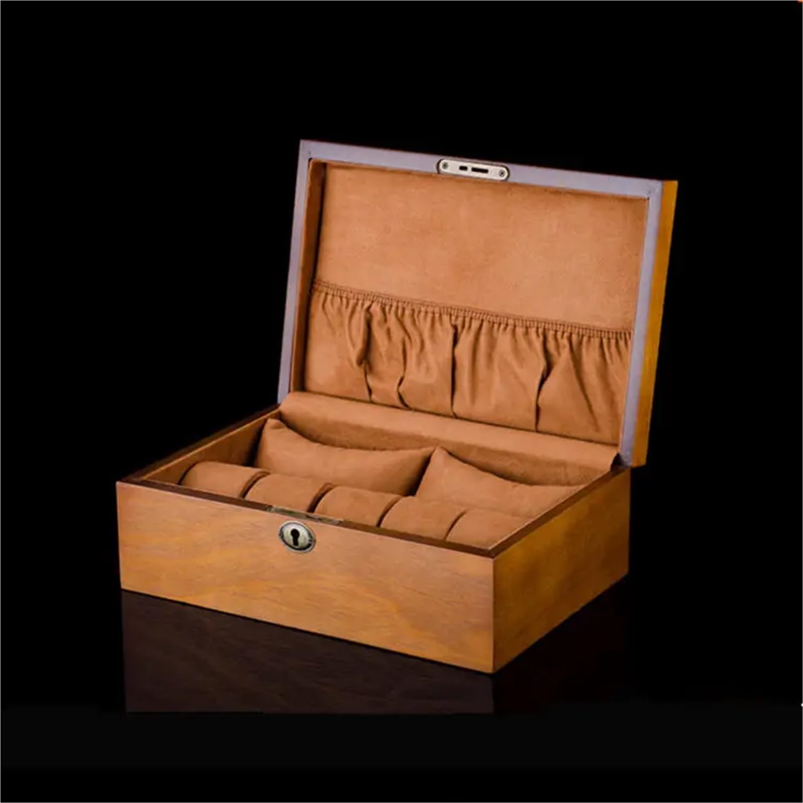 Portaorologi in Legno Massello Scatola porta orologi in legno da 10 slot | Solido supporto for display organizer(Style 3)