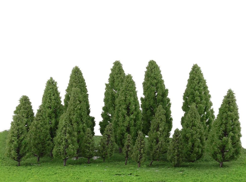 Calandis® 40Pcs Tower Shaped Trees Model Train Railway Scenery Layout 1:50-400 Ho N Z | Model Railroads & Trains | Ho Scale | Parts & Accessories | Scenery & Trees-image-31