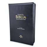Biblia Letra Super Gigante 19 puntos Manual con Cierre RV1960 negro clasico con indice