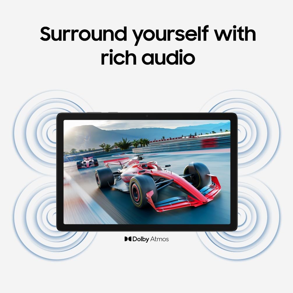 Samsung Galaxy Tab A11+, Android Tablet, AI Features, Sleek and Modern Design, 11 Inch 90Hz Display, 128GB Storage, 6GB Memory, With Dolby Quad Speakers, Silver, 3 Year Extended Warranty (UK Version) — view 6