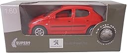 OPO 10 - Voiture Miniature Compatible avec Peugeot 206 échelle 1:64 3 inches 7,5cm Welly SUP37