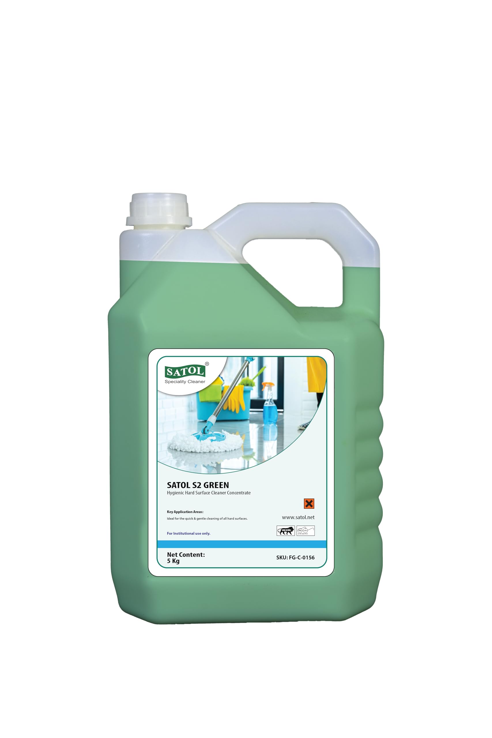 SATOL S2 | Hygienic Hard Surface Cleaner | Concentrated Cleaner and Sanitizer | For All Hard Surfaces | BKC Based Formula | Economical and Streak-Free | 5 Kg-picture-26