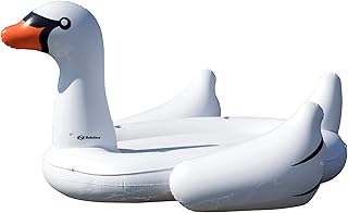 SWIMLINE Original Giant Ride On Inflatable Pool Float Lounge Series | Floaties W/Stable Legs Wings Large Rideable Blow Up Summer Beach Swimming Party Big Raft Tube Decoration Tan Toys for Kids Adults