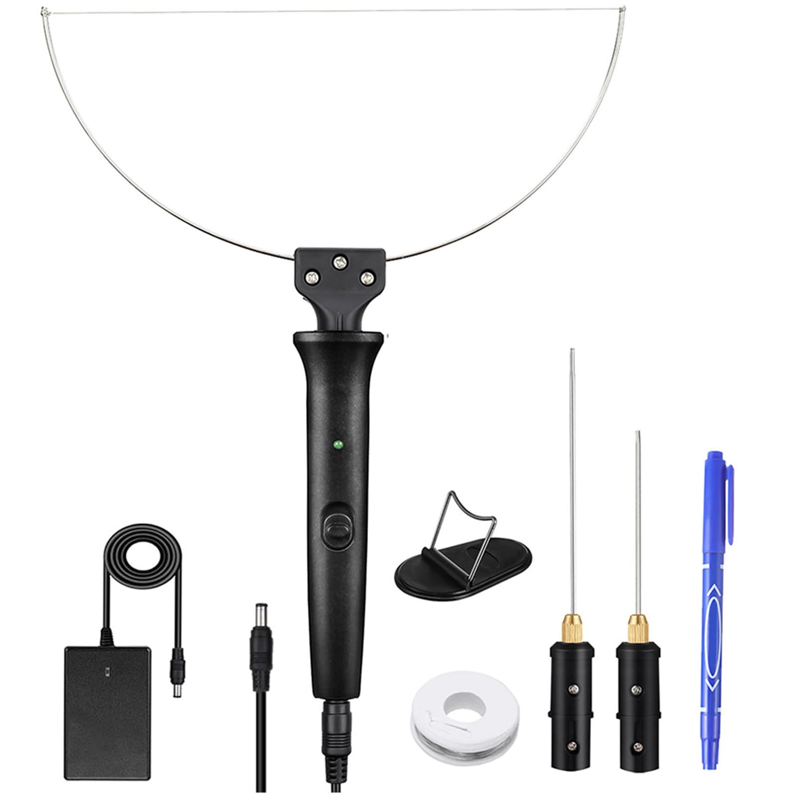 ULTECHNOVO Taglierina Elettrica per Polistirolo a Filo Caldo, Kit 18w Nero