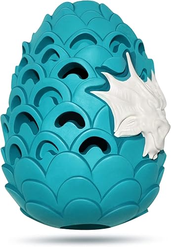 Juguete de huevo de dragón para perros masticadores agresivos razas grandes, juguetes indestructibles para perros, juguetes resistentes para perros