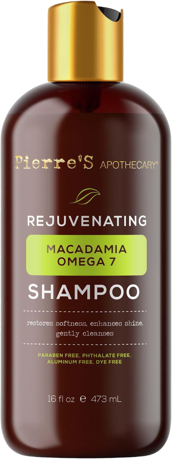 Pierre'S Apothecary Macadamia oil with Omega 7 oil Rejuvenating Shampoo - 16 oz