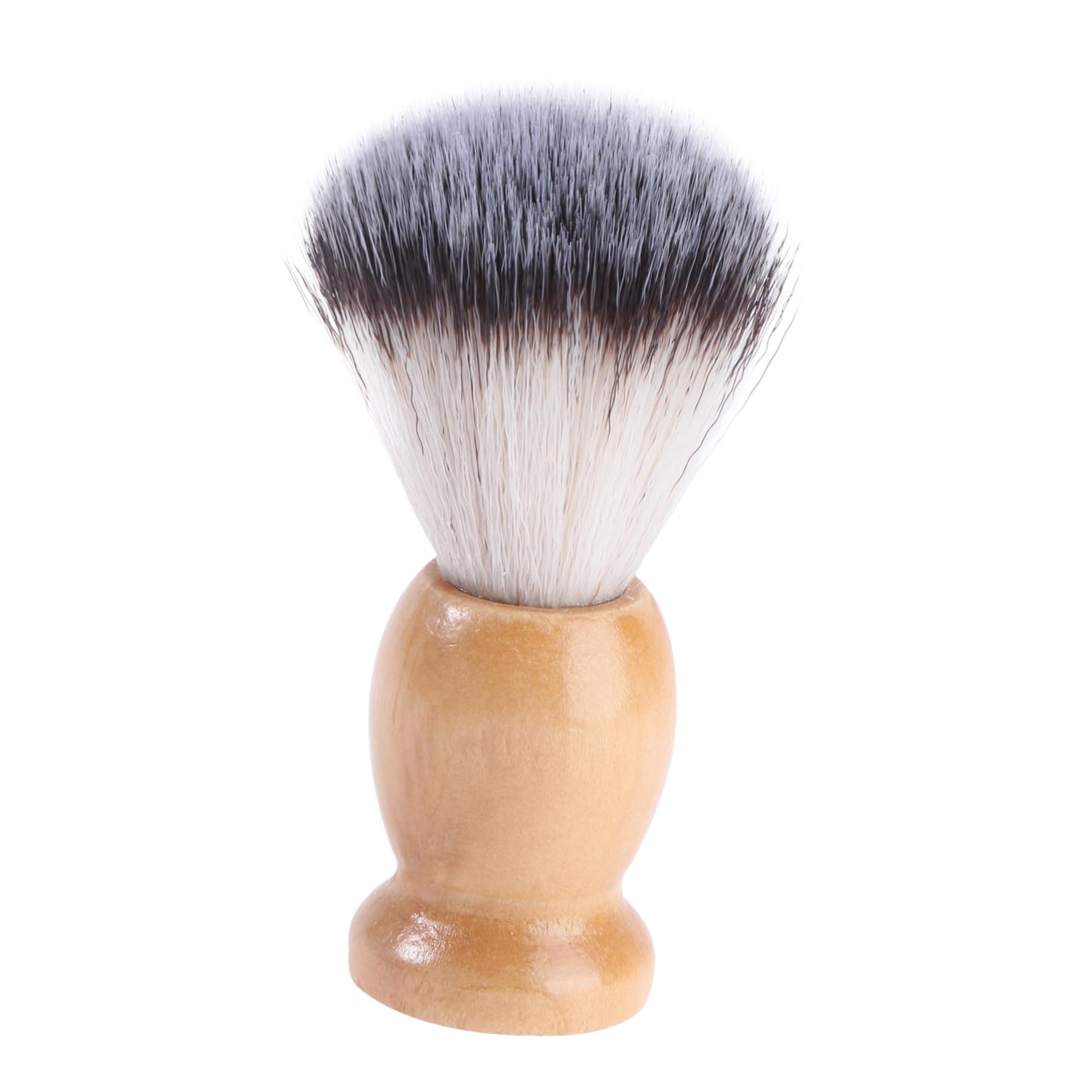 Beatifufu Beard Brush for Men Boar Bristles Synthetic Nylon Wet/dry Shaving Care Gentle Skin Massage Travel Size