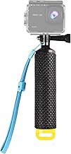 Camlance Empuñadura Flotante, Action CAM Bastón Empuñadura Flotante con Mango Impermeable Monopié Empuñadura Flotante para Selfies Flotante para cámara Deportiva