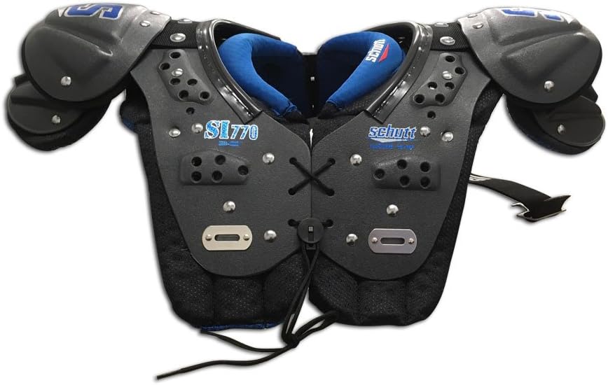 Schutt Sports Youth Shoulder Pad Black/Blue YXS