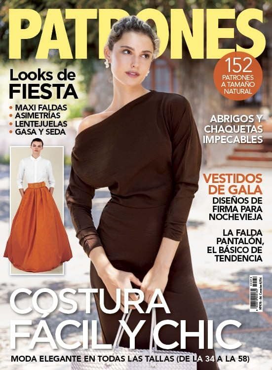 Revista Patrones #476 | Costura fácil y chic: Moda elegante en todas las tallas (34 a 58)
