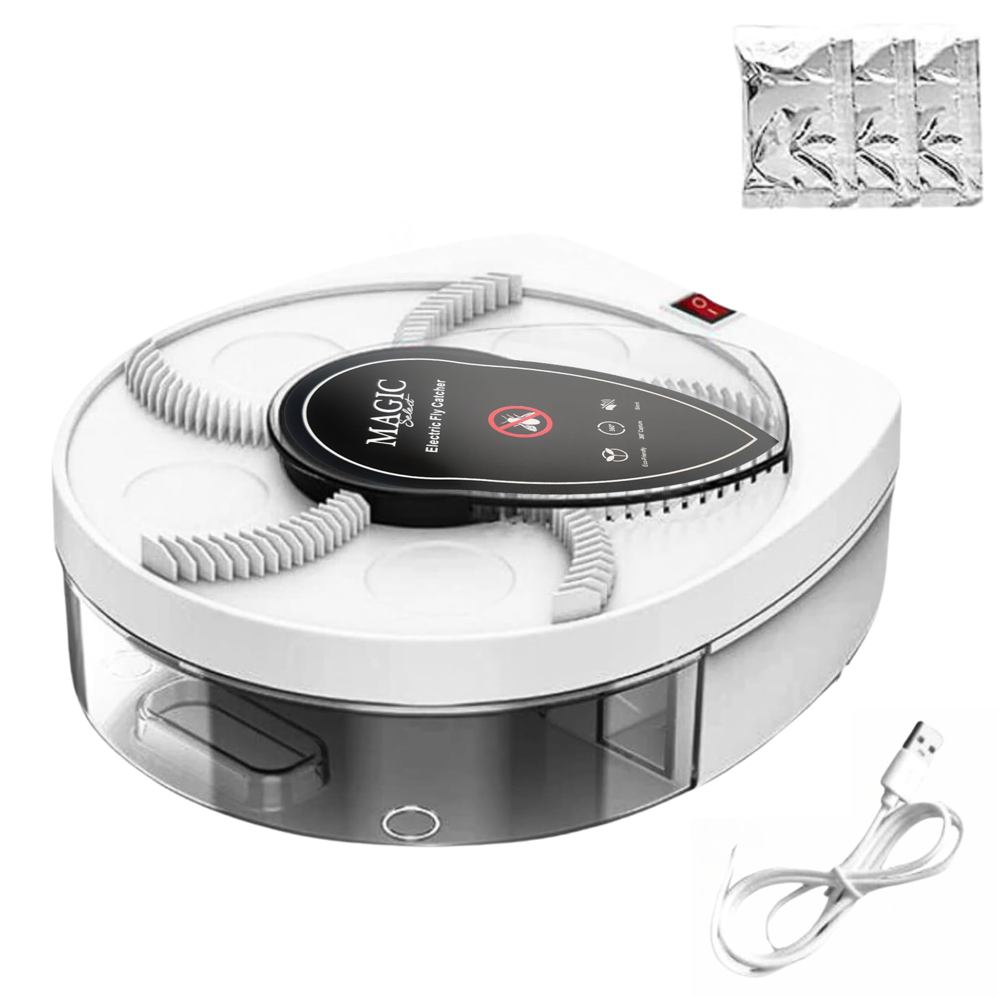 Attrape-Mouches Électrique, Tueur De Moustiques Rechargeable, Lampe Anti-Moustiques Usb, Anti