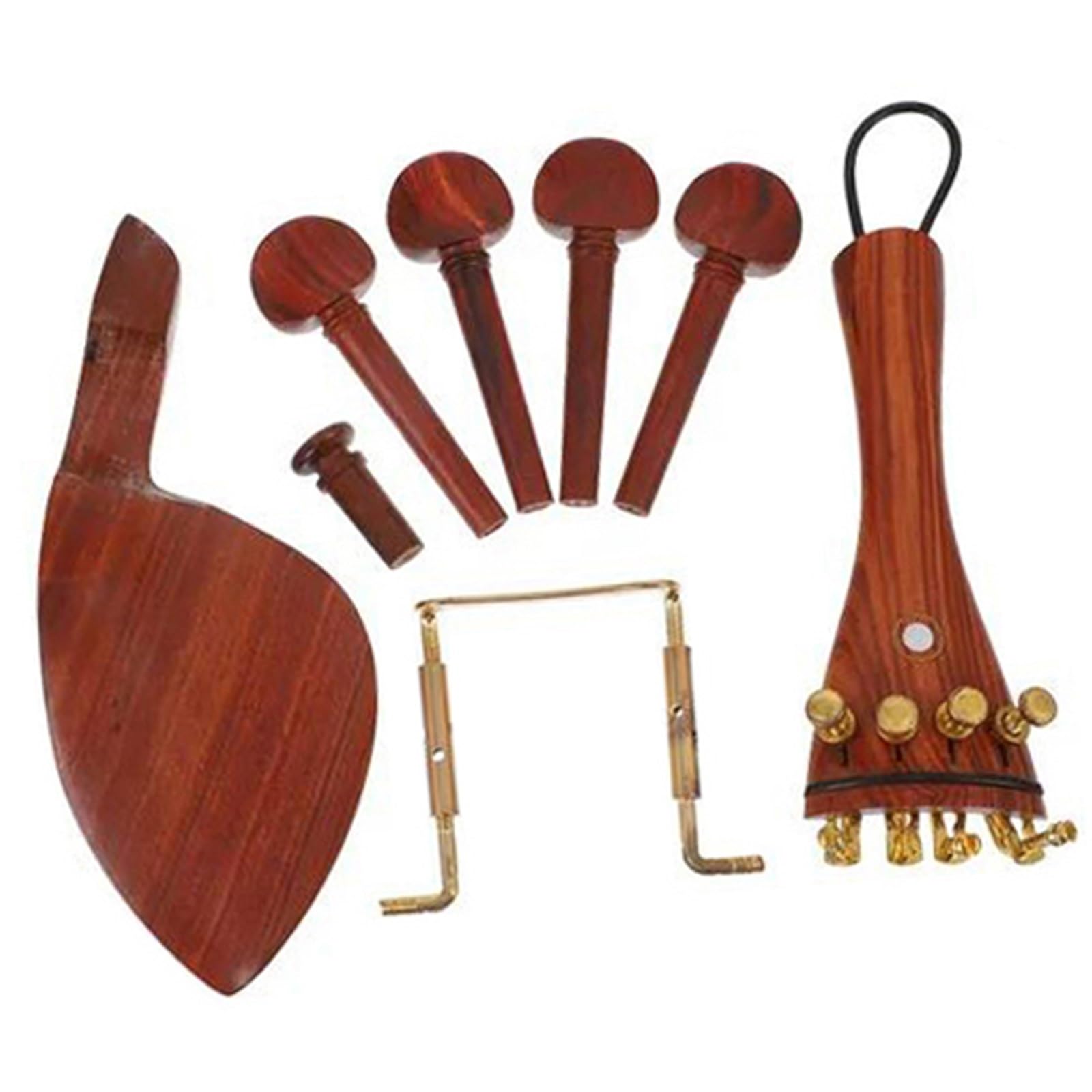 Drewniane Skrzypce Jujube Akcesoria Trwały Twardy Drewniany Instrument Muzyczny Profesjonalny Podbródek