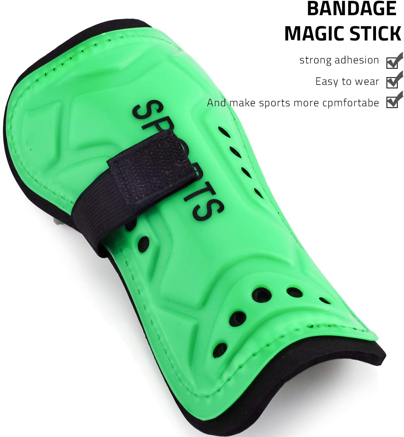 Youth Soccer Shin Guards, 2 Pair Lightweight and Breathable Child Calf Protective Gear Soccer Equipment for 12-16 Years Old Boys Girls Children Teenagers : Sports & Outdoors