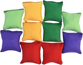 Alasum 10pcs Sandbag Kids Bean Bag Kids Outdoor Playset Outdoor Cornhole Set Small Bean Bag Outdoor Toss Bean Bags Kids Beanbags Woolen Toss Game Accessories Kids Small Beanbags Taste