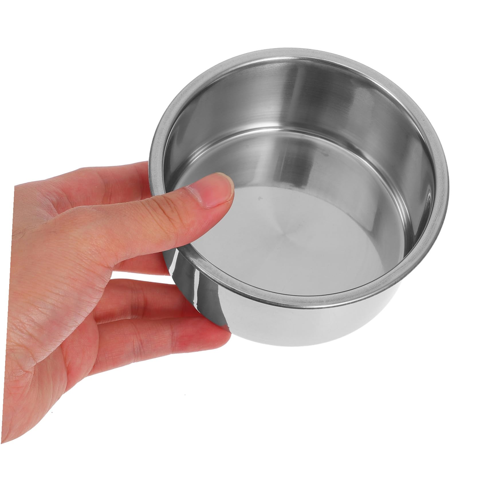Teglie Rotonde per Torta 3 Pezzi in Acciaio Inossidabile Argento Mini Teglia Forno Piccola Antiaderente per Baking e Caffè Uso Versatile e Facile da Sformare