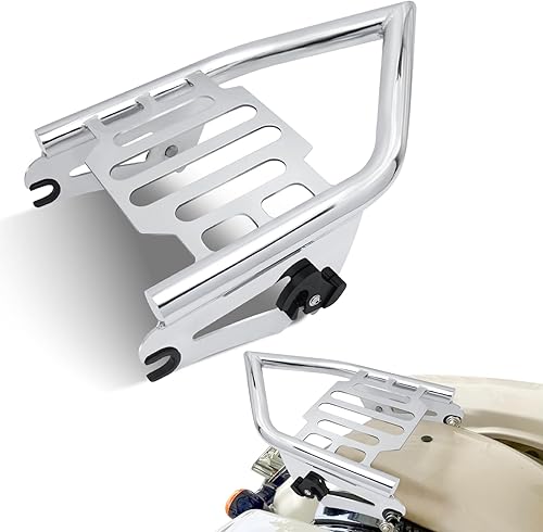 Miniatura 6 de Portaequipajes de montaje desmontables para Harley Touring, Road King, Road Glide, Electra Glide, Street Glide Kit de soporte de asas traseras