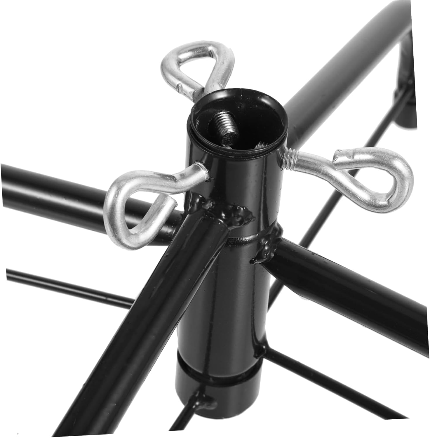 Metal Christmas Tree Stand Legs 35cm Base for Artificial Tree (Blackish)