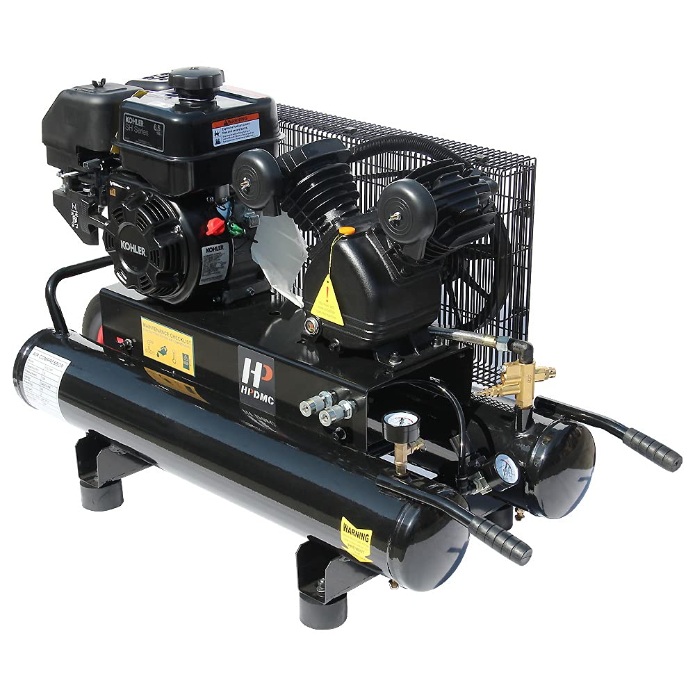 Buy 4utoHydra 9.5Gal Tank Protable Driven Piston Air Compressor 6.5HP 12cfm Max 125psi KOHLER
