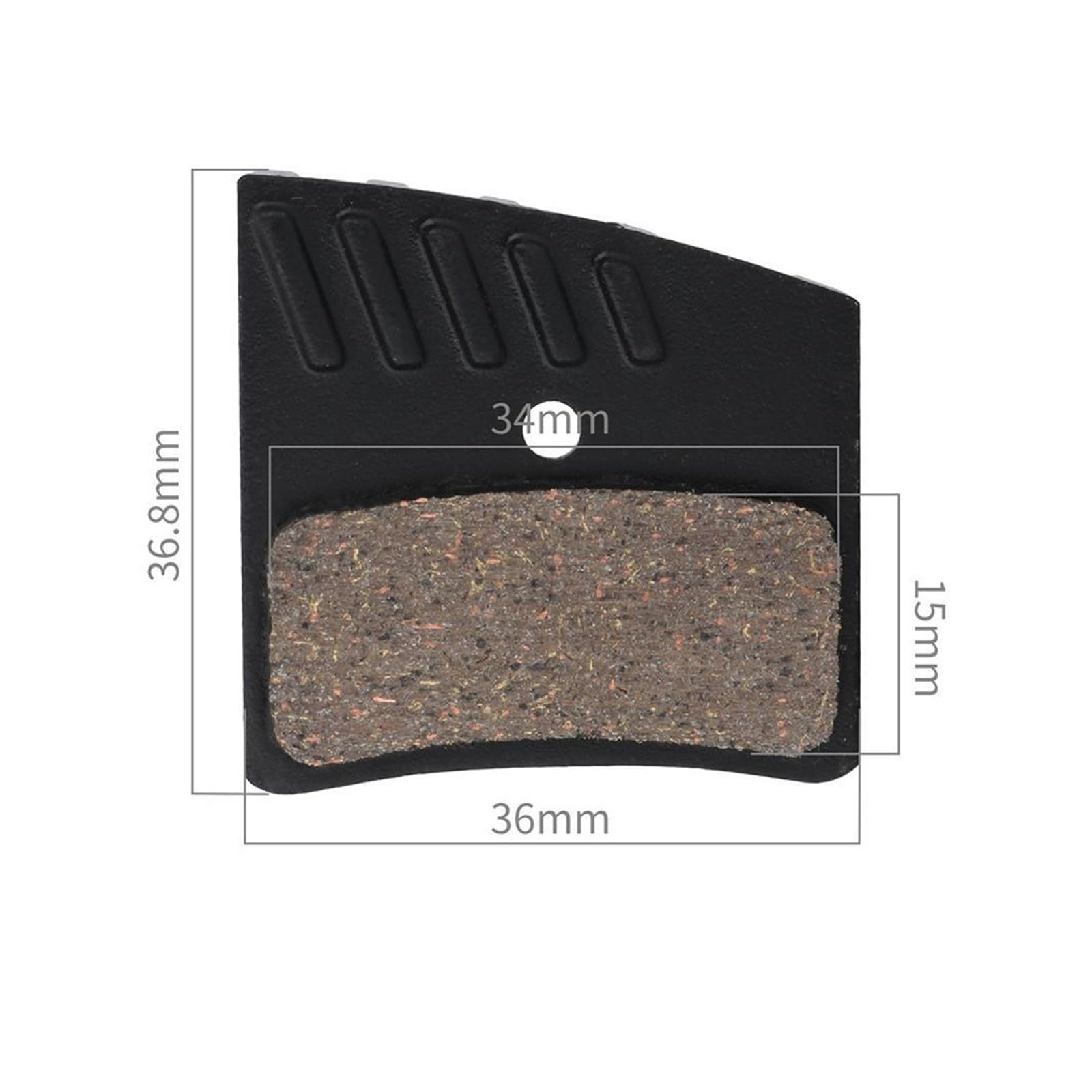 Bicicleta de disco pastillas de freno Pastilla de freno de bicicleta de 4 pistones, disco E4, frenos cerámicos con base de cobre, compatibles con E-4/M4 M755/M756 M4/Hope Te M4 Pastillas de freno de d