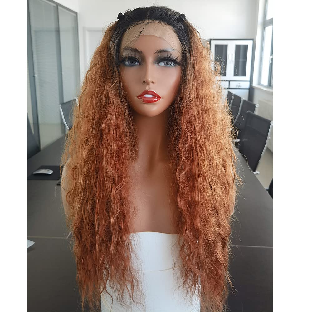 Amazon.com : ANDRIA 13x4 HD Transparent Lace Front Wigs 26  display picture 3