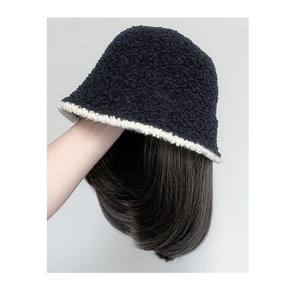 Wig With Cap Women's Wig Cap Plush Hat, Medium And Short Straight Hair Wig Hat, Natural And Realistic Wig Hat, Suitable For Daily Party Use Wig Caps For Women(01)