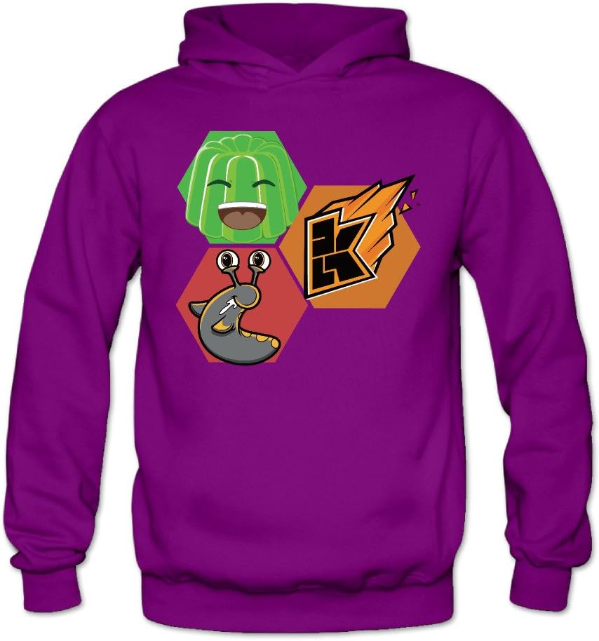 YouTube Jelly Kwebbelkop Slogoman Hoody Pullover Sweatshirt Women Shirt Red