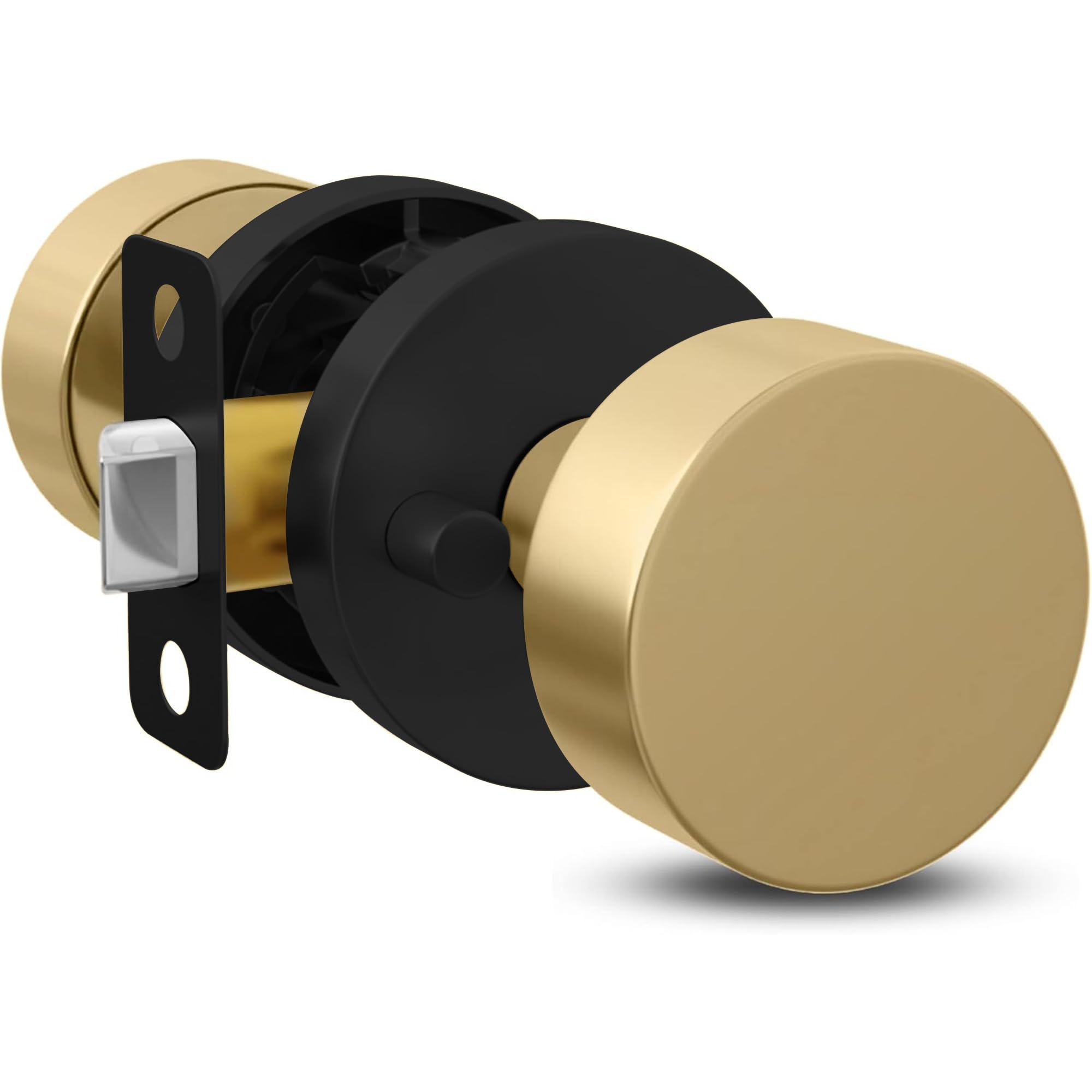 Matte Black Dummy Door Knobs - 2 Pack -30