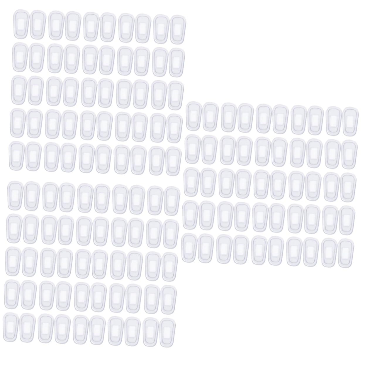 Healeved 75paia Cuscinetti Nasali Silicone Antiscivolo Per Occhiali Da Adatti Occhiali Da Sole e Ottici Comfort e Stabilità Garantiti