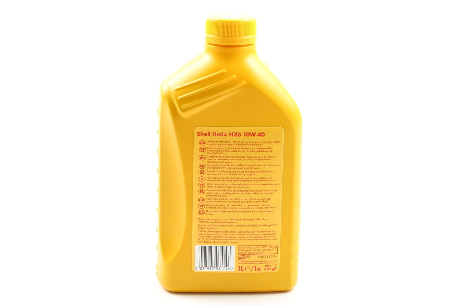 Shell Helix Ultra HX6 10W-40 5x1 Liter Motoröl