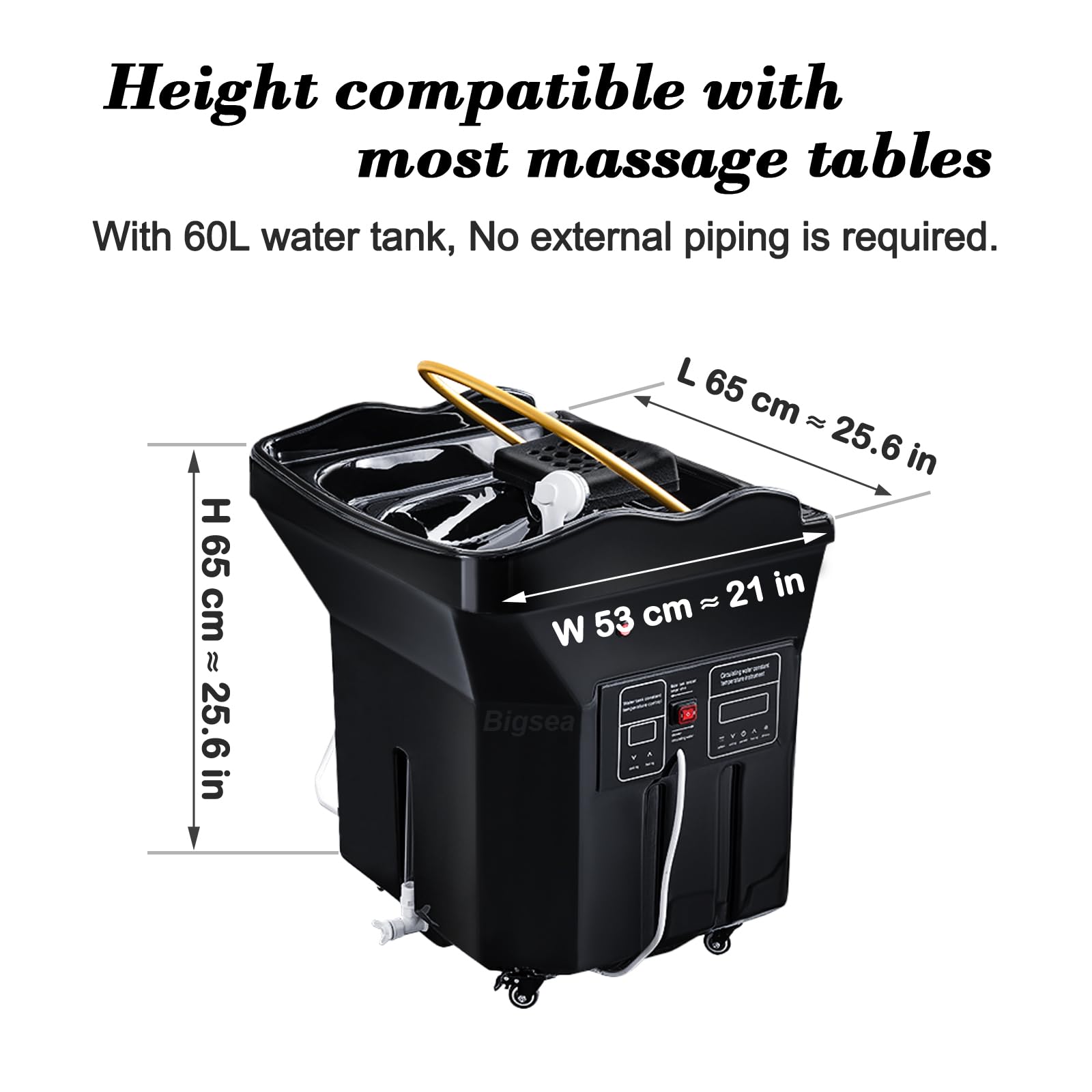 Amazon.com: Bigsea Japanese Head Spa Equipment Sink Portable with