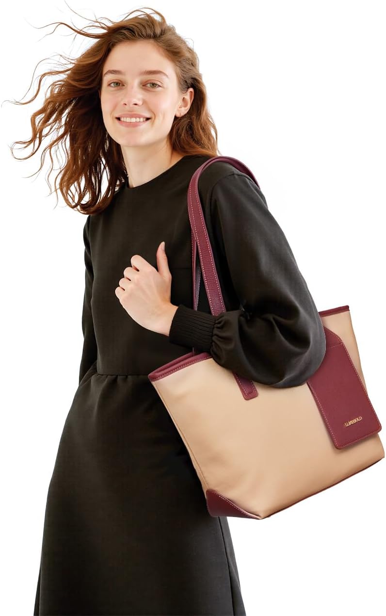 Tote Bag for Women Top Handle Satchel Purse Shoulder Handbags with Phone Pouch - Image 2