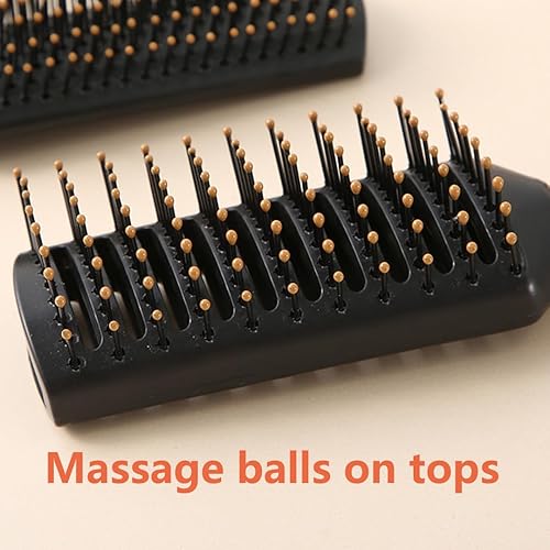 Miniatura 3 de Cepillos desenredantes antiestáticos para desenredar el cabello, cepillos de secado por soplado, cepillo de masaje para hombres y mujeres, todo tipo